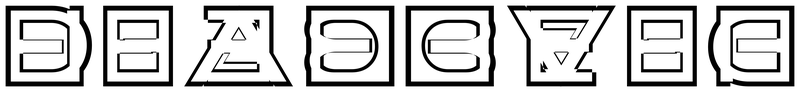 Ambigram for deadbeef in Goodtime